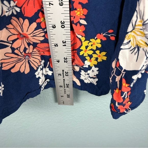 Old Navy Blue and Red Sleeveless Floral Sheath Mini Dress Women's Size M - Picture 7 of 7